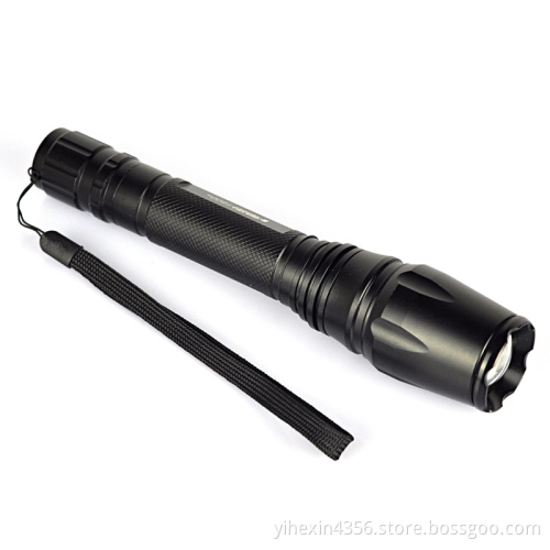 Police LED Flashlight Focus Torch With Charger and 18650 Battery